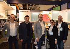 Ludvig Svensson en Agculture werken samen om complete klimaatoplossingen te bieden. Bart Bakker, Mohammad Shayesteh, Ton Habraken, Julie Tixier en Eric Martin.